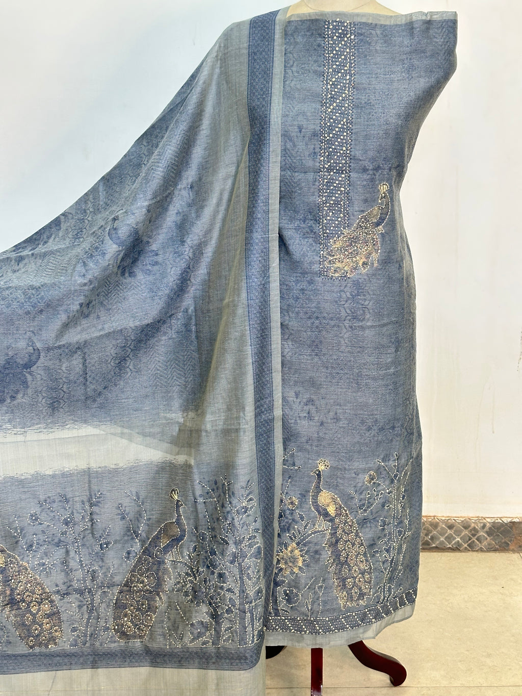 Blue Peacock Set