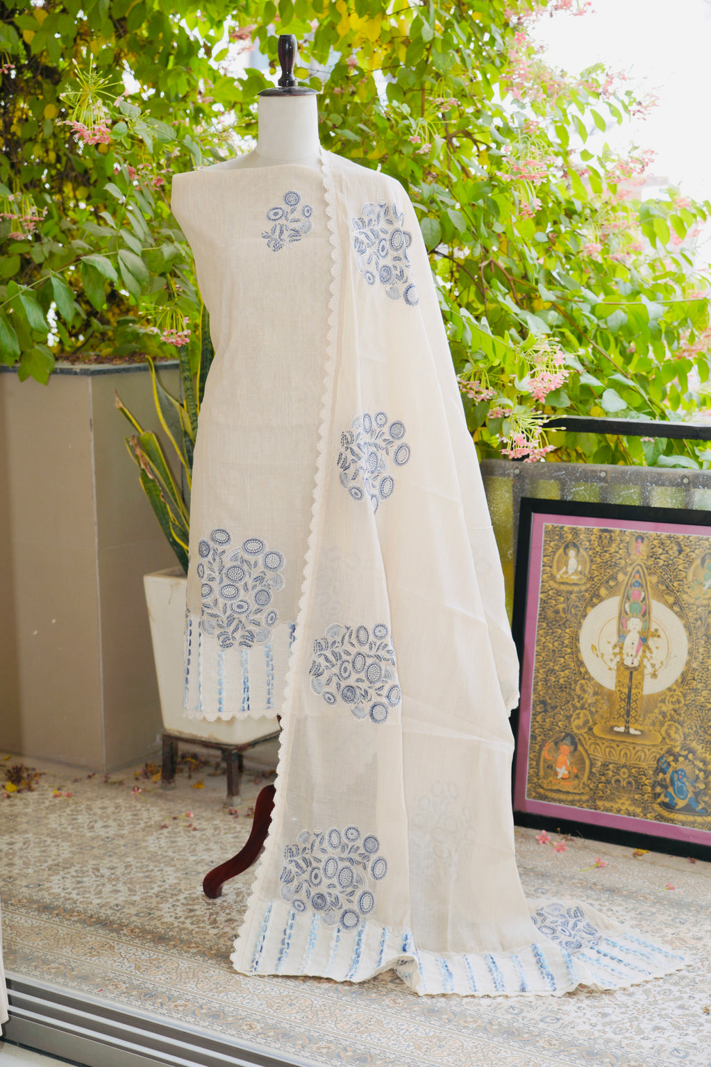 Indigo Thread Garden Set