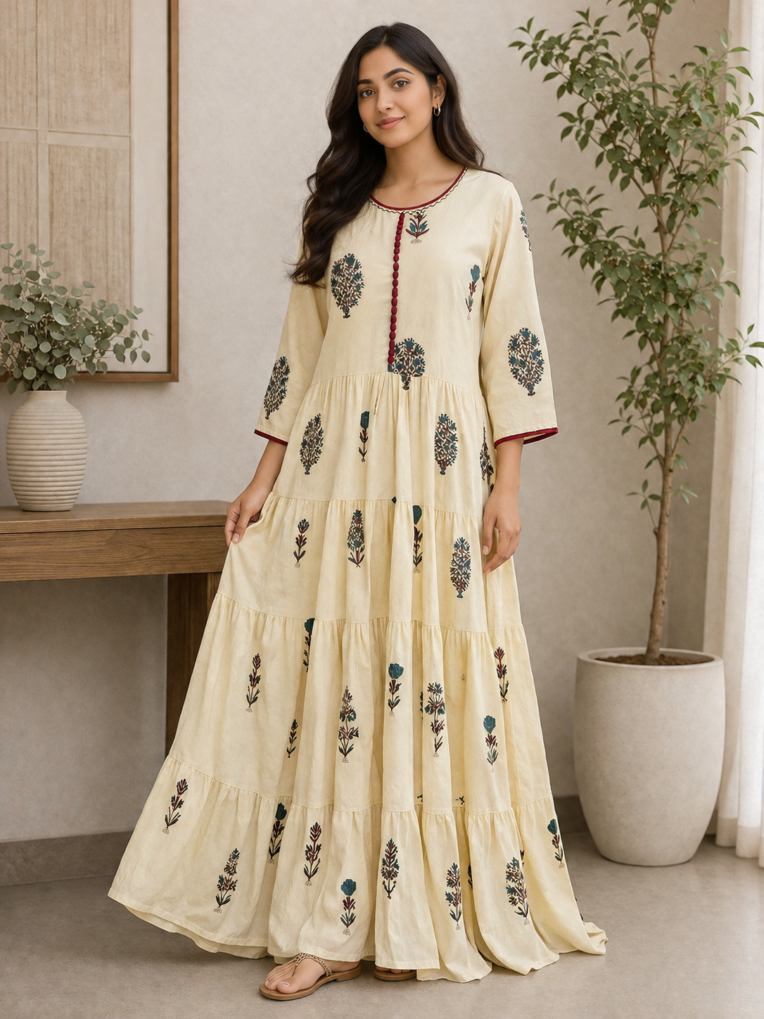 Vanilla Grove Tiered Dress