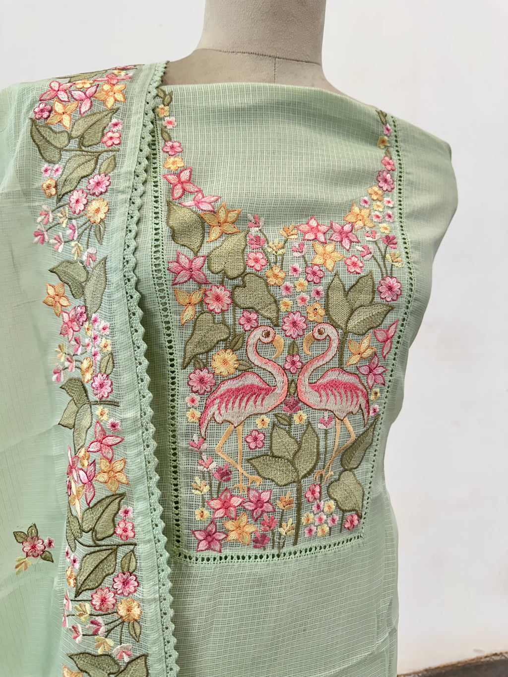 Green Spring Suit Set