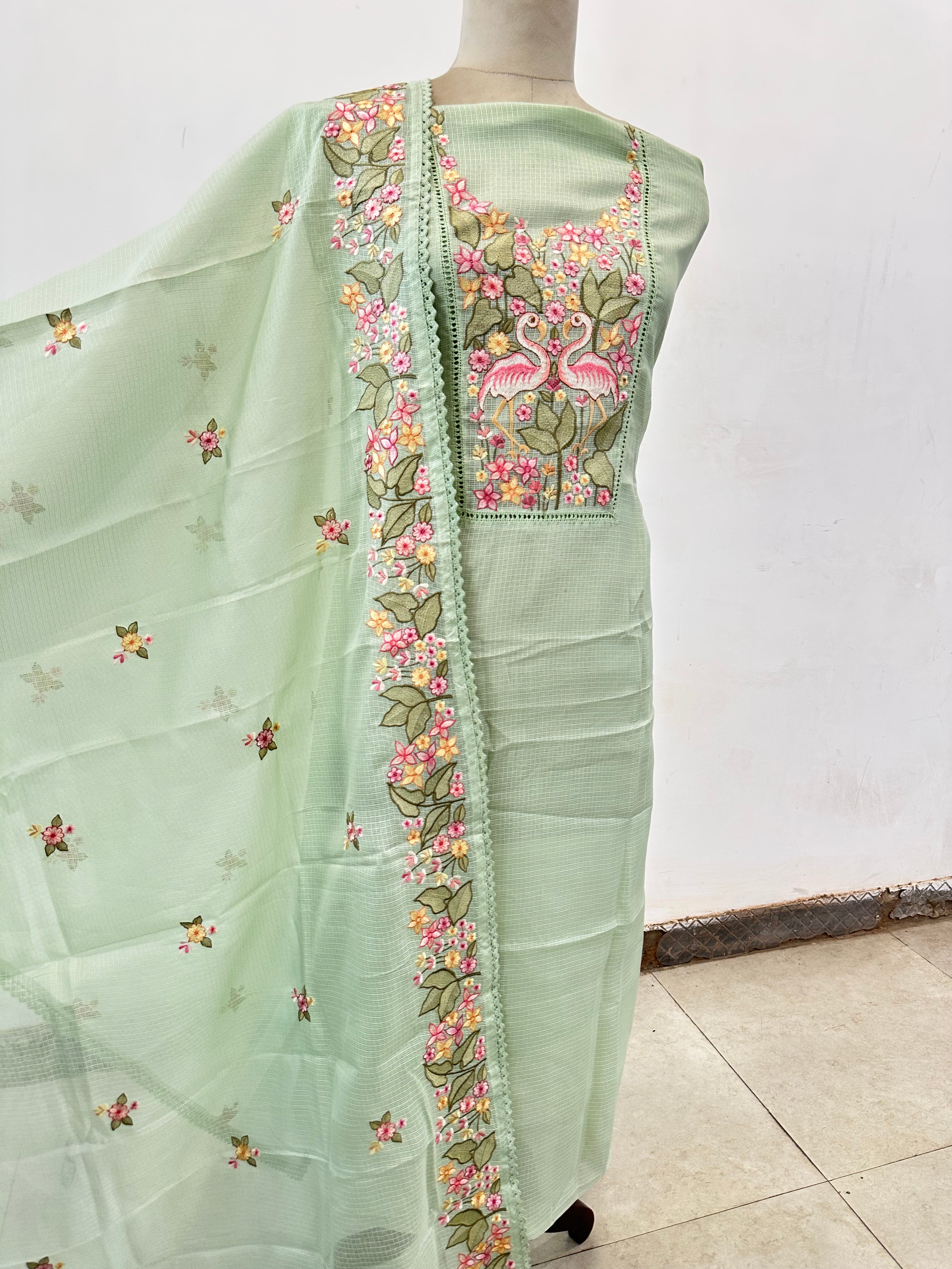 Green Spring Suit Set