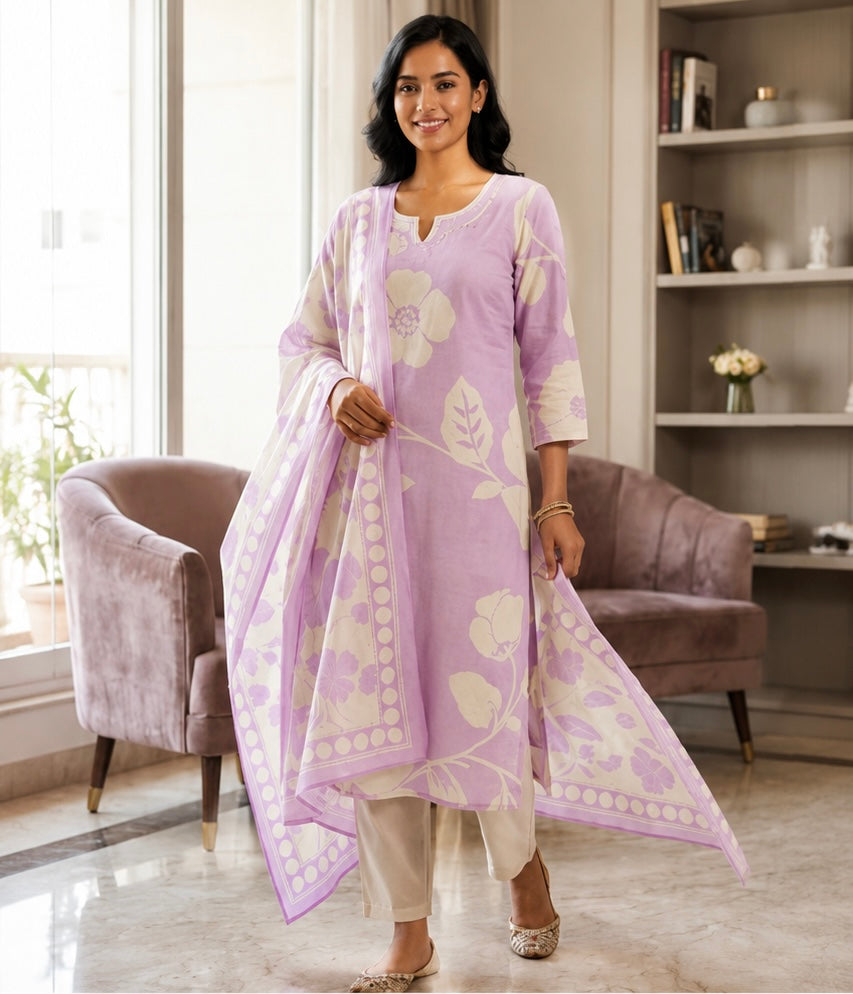 Lavender Summer Suit Set