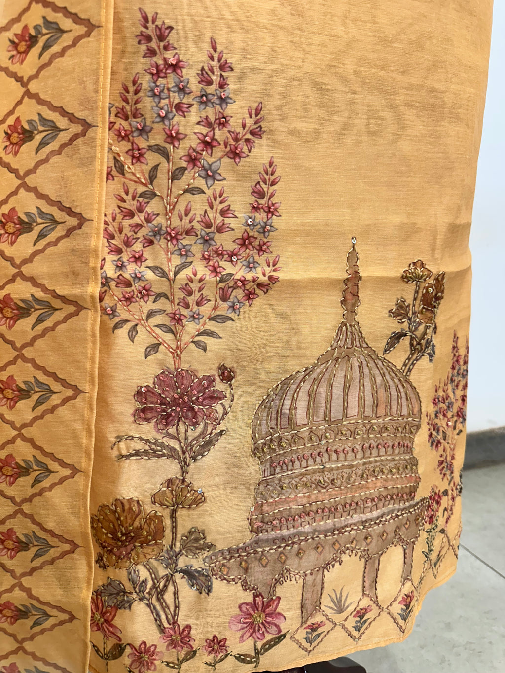 Mul Chanderi Suit Set