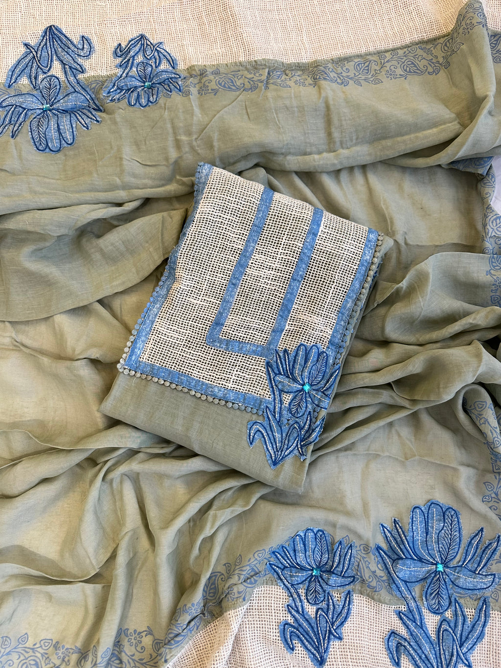 Denim Fern Field Set