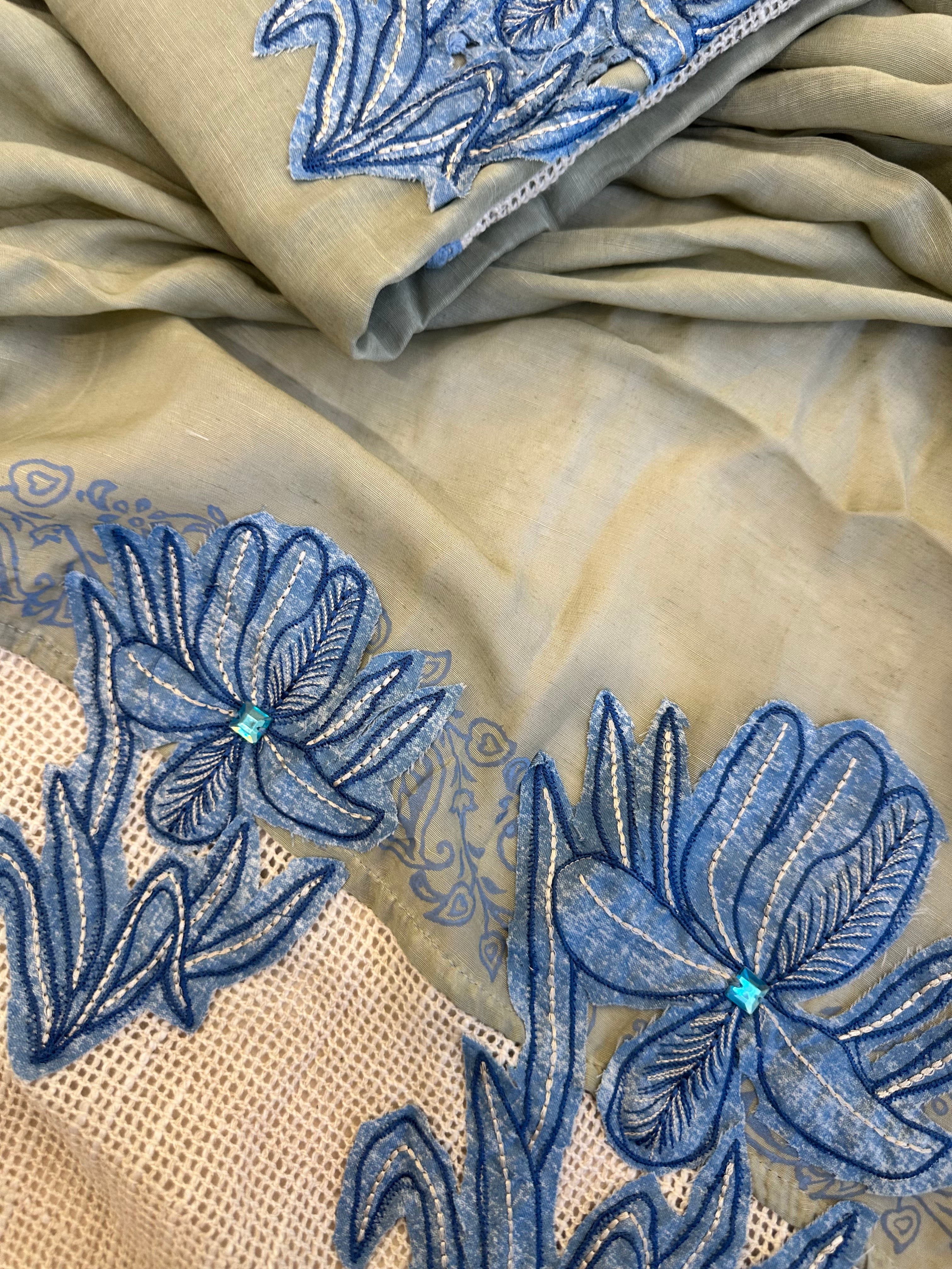 Denim Fern Field Set