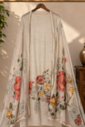 Ivory Garden Bloom Unstitched suit